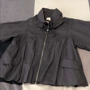 Grey short sleeved jacket